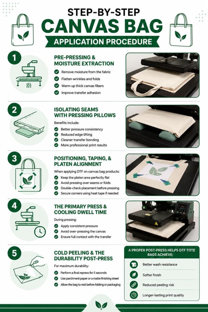 Step-by-Step Canvas Bag Application Procedure